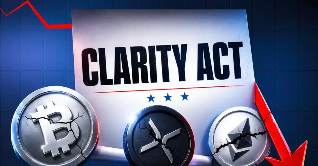 Why Are Bitcoin, Ethereum and XRP Prices Crashing Despite the CLARITY Act Breakthrough?